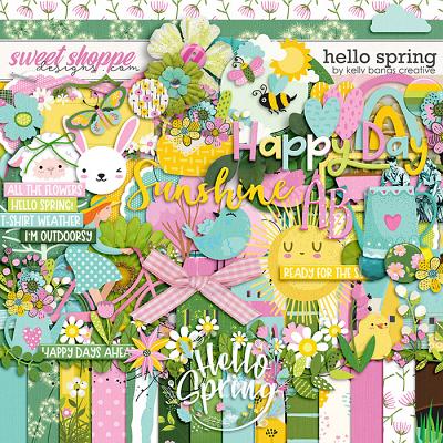 Hello Spring by Kelly Bangs Creative