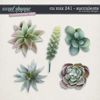 CU Mix 241 - Succulents by WendyP Designs