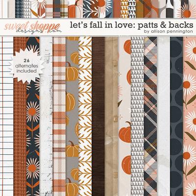 Let's Fall in Love: Patterns & Backgrounds by Allison Pennington