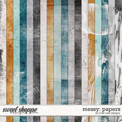 Messy: Papers by River Rose Designs