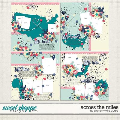 Across the Miles Layered Templates by Amber