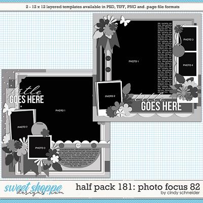 Cindy's Layered Templates - Half Pack 181: Photo Focus 82 by Cindy Schneider