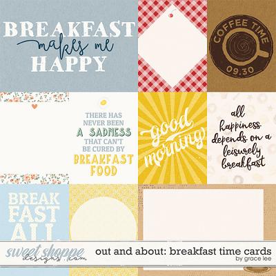 Out and About: Breakfast Time Cards by Grace Lee
