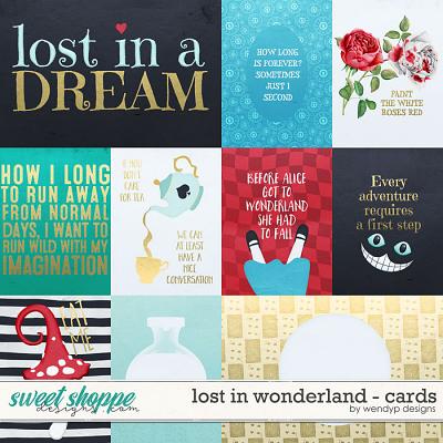 Lost in wonderland - cards by WendyP Designs