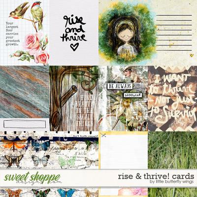 Rise & Thrive! cards by Little Butterfly Wings