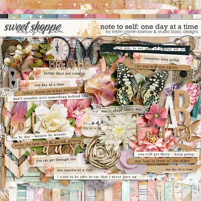Note to Self: One Day at a Time Kit by Kristin Cronin-Barrow and Studio Basic Designs