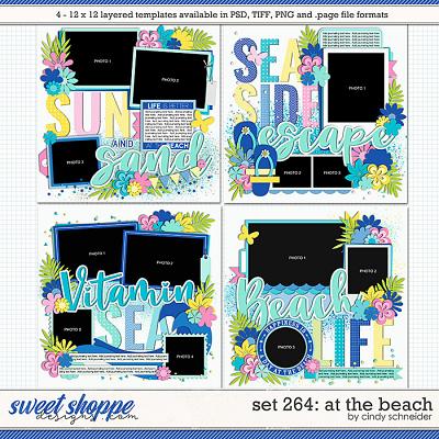 Cindy's Layered Templates - Set 264: At the Beach by Cindy Schneider
