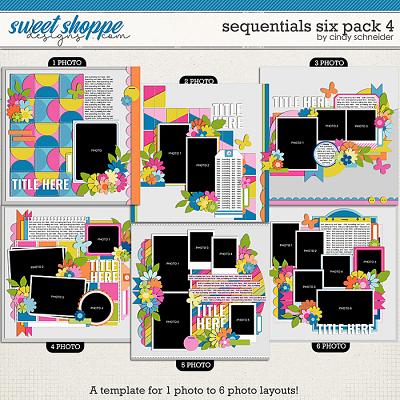 Cindy's Layered Templates - Sequentials Six Pack 4 by Cindy Schneider