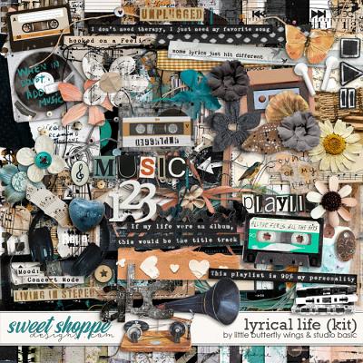 Lyrical Life (kit) by Little Butterfly Wings & Studio Basic