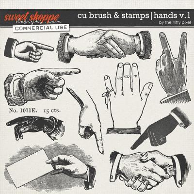 CU BRUSH & STAMPS | HANDS V.1 by The Nifty Pixel
