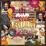 Layout by Rebecca using Sweater Weather by lliella designs