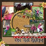 Layout by Michelle using At The Petting Zoo by lliella designs