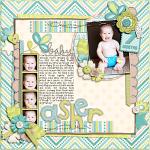 Layout by Heather, using Baby Boy by lliella designs