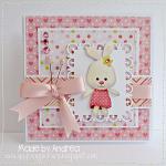 Hybrid card by Andrea, using Baby Girl by lliella designs