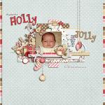 Layout by Lizzy, using Holly Jolly Christmas by lliella designs