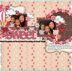 Digital scrapbooking layout by Jacq using Cloud 9 kit by lliella designs