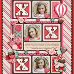 Digital scrapbooking layout by Kay using Cloud 9 kit by lliella designs