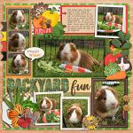 Layout by Jill using Little Pets Guinea Pig by lliella designs