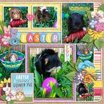 Layout by Jill using Little Pets Easter by lliella designs