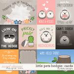 Little Pets Hedgie Cards by lliella designs