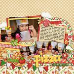 Digital scrapbooking layout by Jacq using Buon Appetito kit by lliella designs