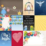 Little Pets Budgie Cards by lliella designs