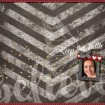 Layout by LeeAndra using Keep the Faith by lliella designs