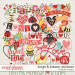 Bugs & Kisses Stickers by lliella designs 