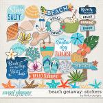 Beach Getaway Stickers by lliella designs