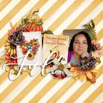 Layout by Kiana using Autumn Splendor Bundle by lliella designs