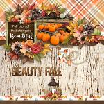 Layout by Cherry using Autumn Splendor Bundle by lliella designs