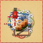 A digital scrapbooking layout by Sanka using Dimsum Delight by lliella designs