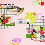 A digital scrapbooking layout by Maria using Oishii by lliella designs