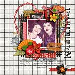 A digital scrapbooking layout by Aly using Oishii by lliella designs, and few stuff by Jenn and Erika