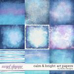 Calm & Bright Art Papers by lliella designs