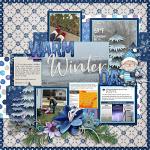 Layout by Rebecca using Calm & Bright by lliella designs