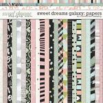 Sweet Dreams Galaxy Pattern Papers Preview by Connection Keeping