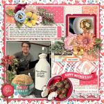 Layout by Rebecca using Mother's Love Bundle by lliella designs