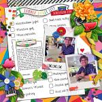 Summer Schedule by Connection Keeping Digital Art Layout Mamabee