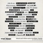 Black & White Extra Wordbits: Family Preview by Connection Keeping