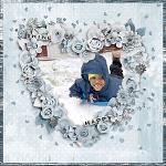 Black & White: January by Connection Keeping layout Kelly 02