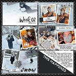 Black & White: January by Connection Keeping layout Kelly 04