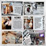 Black & White: January by Connection Keeping layout Kelly 05