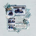 Black & White: April by Connection Keeping Digital Art Layout Scrappy_Donna