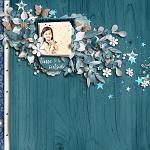 Black & White: April by Connection Keeping Digital Art Layout Scrappy_Donna