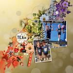 Cheer Squad by Meagan's Creations and Connection Keeping layout Christelle