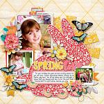 Bold April by Connection Keeping layout fruitysuet