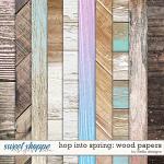 Hop Into Spring: Wood Papers by lliella designs