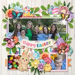 Layout by Evelyn using Hop Into Spring by lliella designs