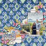 Prettyful Journal Cards by Amanda Yi and Connection Keeping layout SweetChar